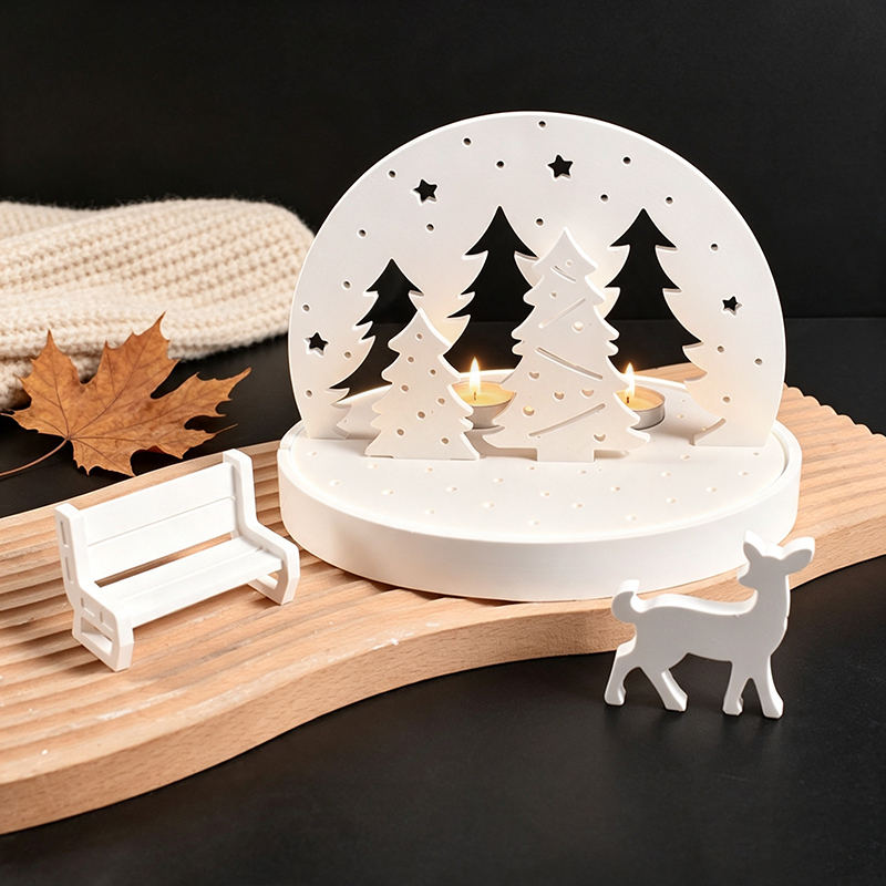 Candle Making Accessories - Stampi in silicone per portacandele a