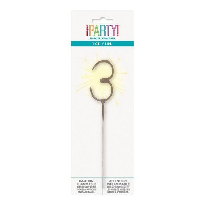Paraffin Candle Wax - Candela a fiamma scintillante numero 3