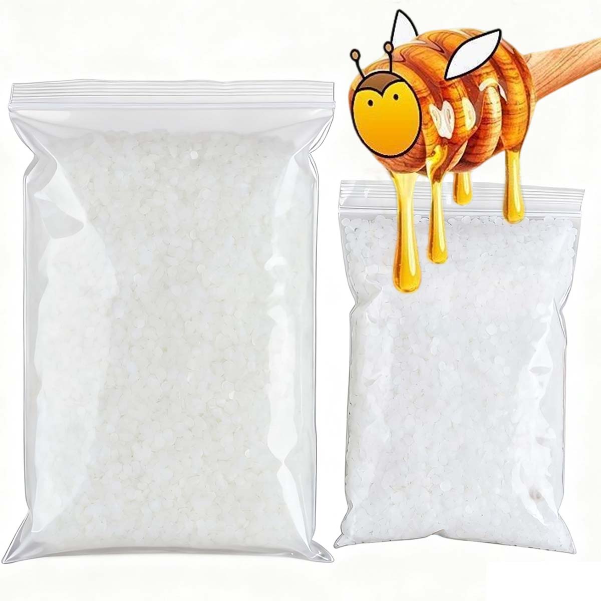 Candle Making Scents - 200g-1000g Cera D'api Bianca Pura Naturale
