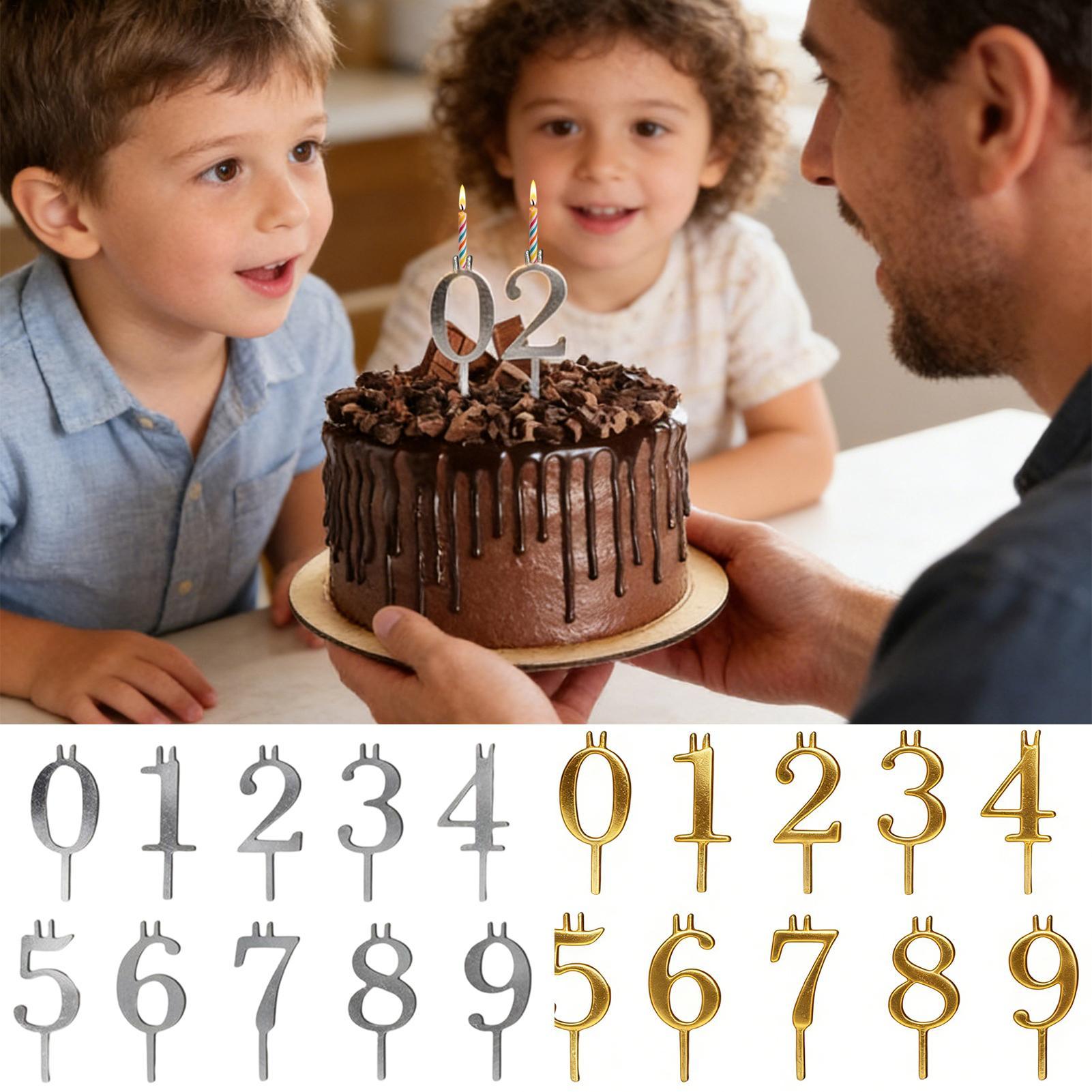 Candle Making Accessories - Set di 10 Portacandele Numerici in