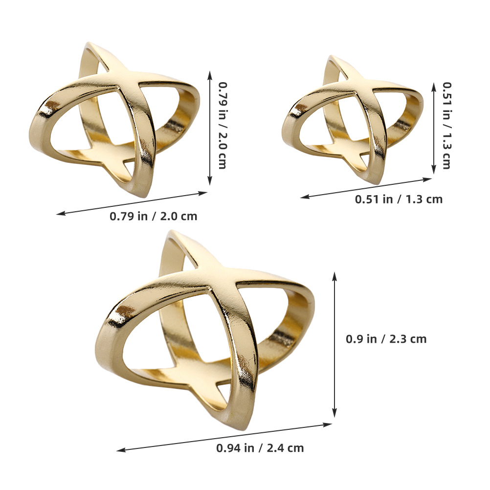 3 pz X In Lega Sciarpa Anello  - Candle X recensione e prezzo