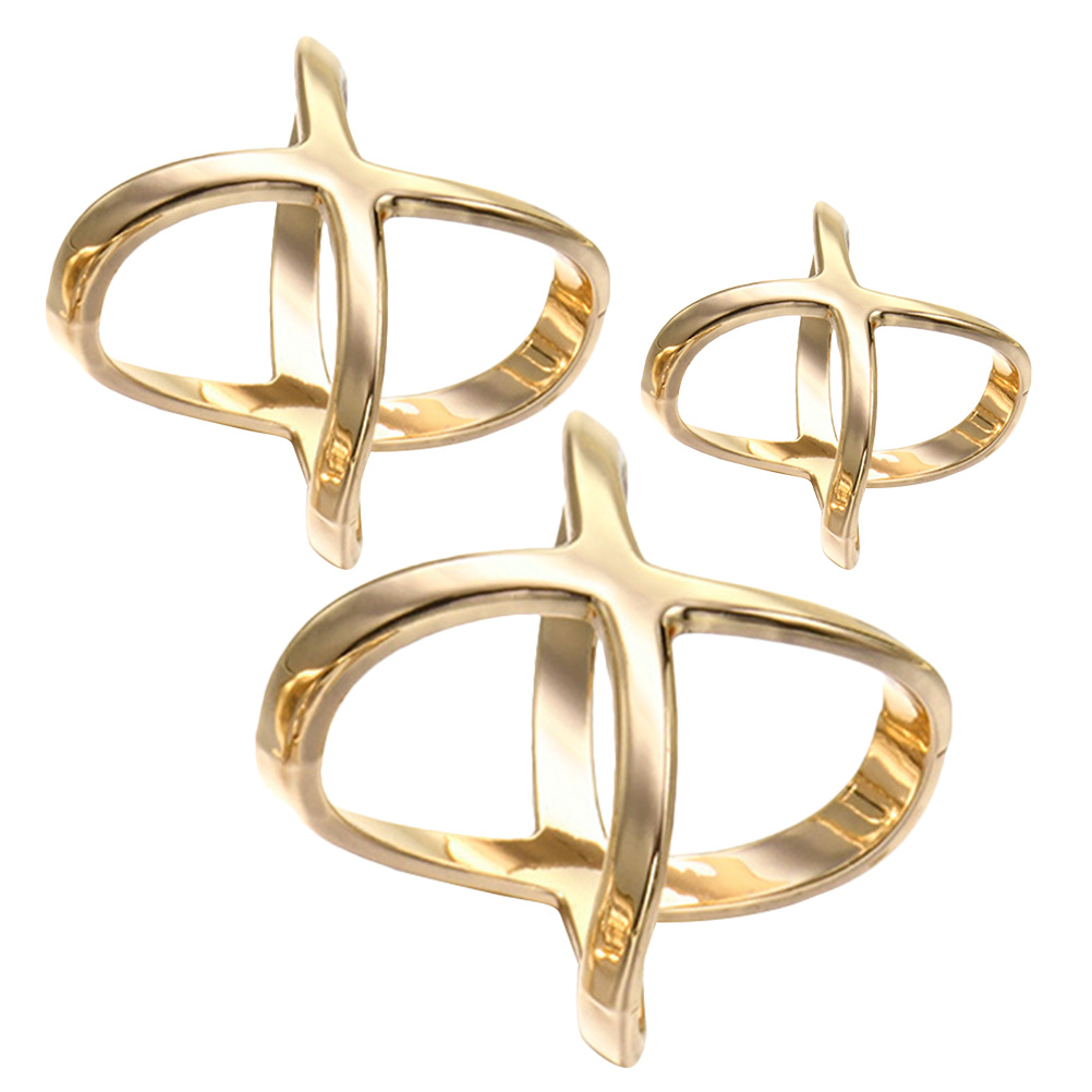 3 pz X In Lega Sciarpa Anello  - Candle X recensione e prezzo