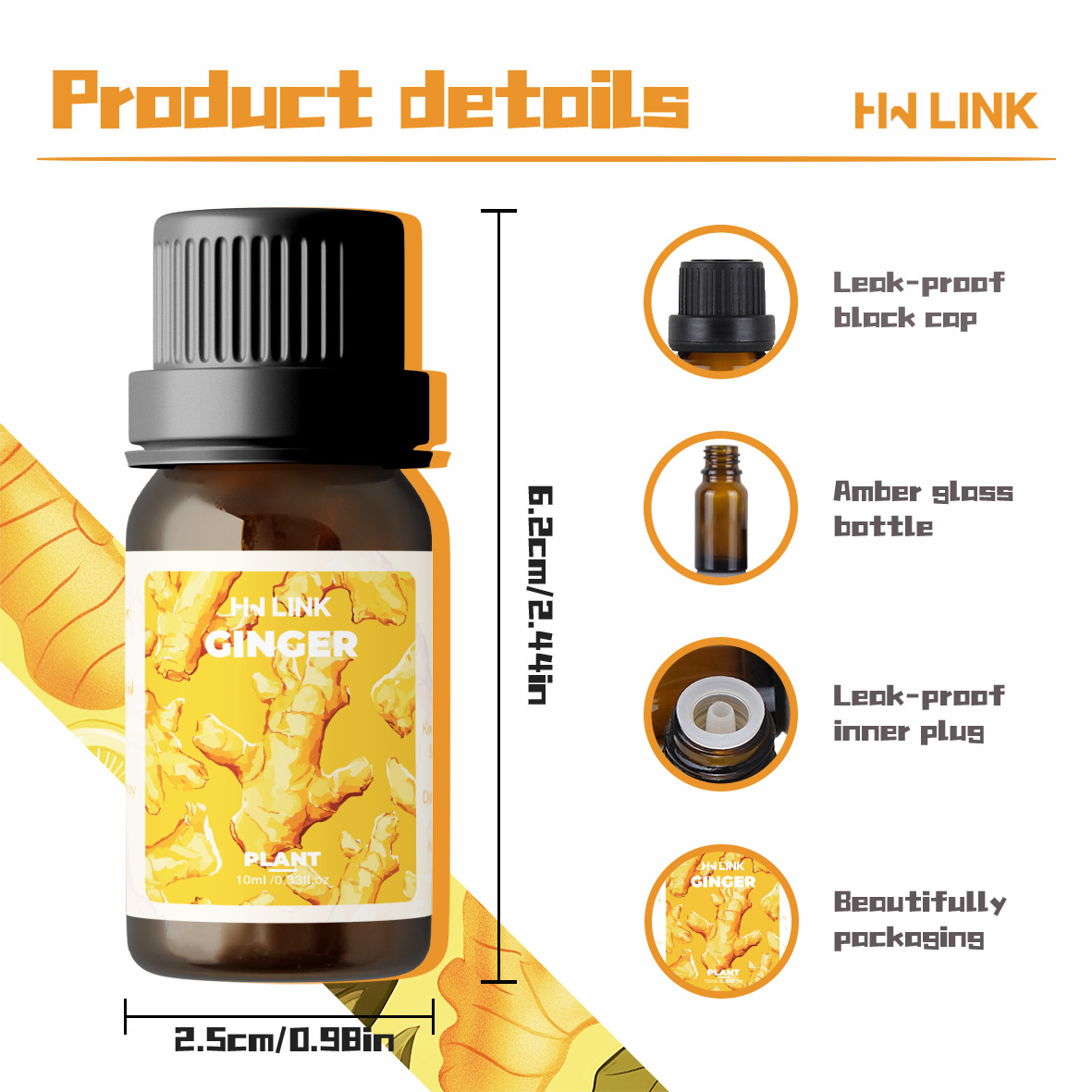 Olio di Zenzero 100% Puro e Na - Candle Making Oils recensione e prezzo