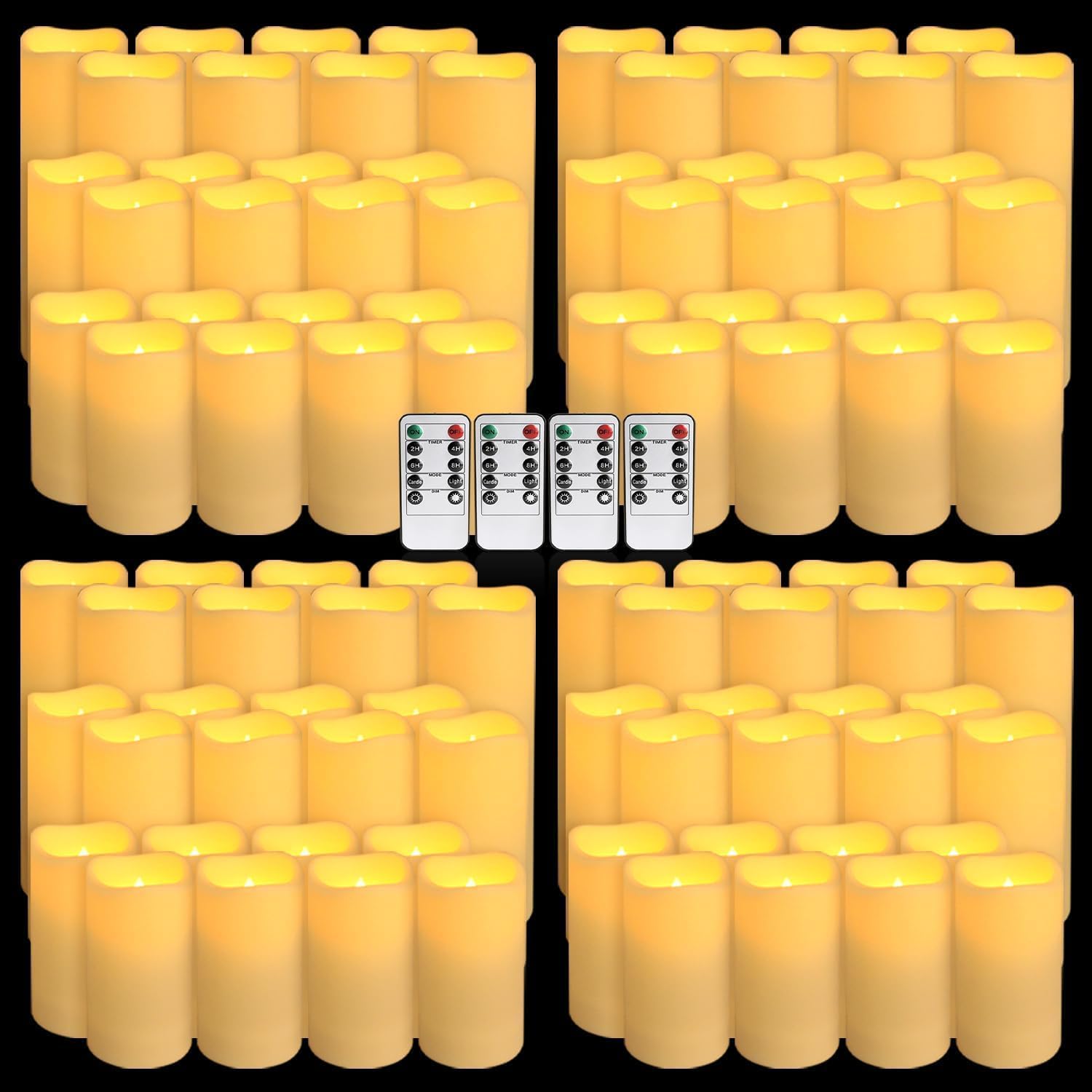 Set di 96 candele impermeabili - Candle X recensione e prezzo