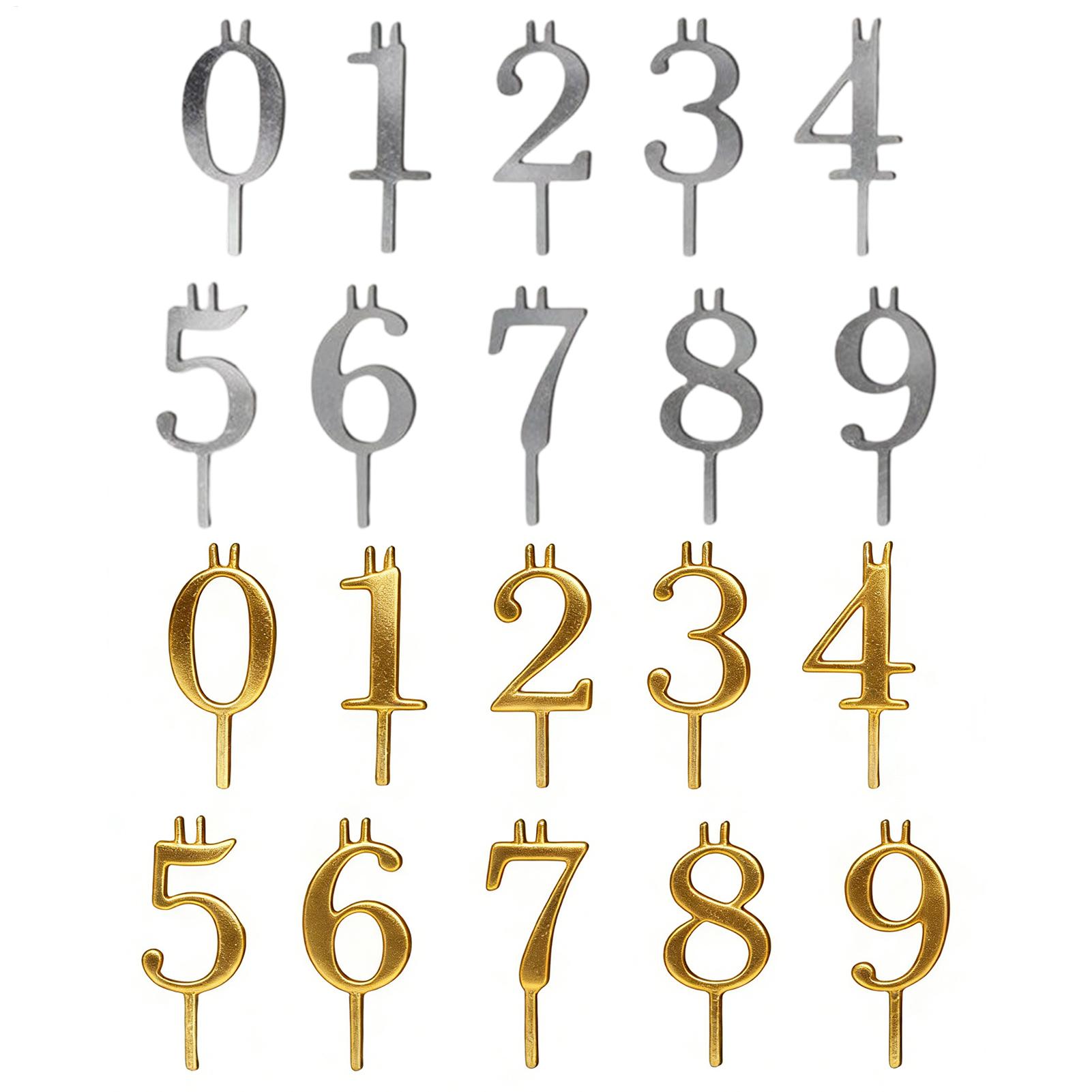 Set di 10 Portacandele Numeric - Candle Making Accessories recensione e prezzo